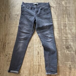 Banana Republic grey skinny jeans